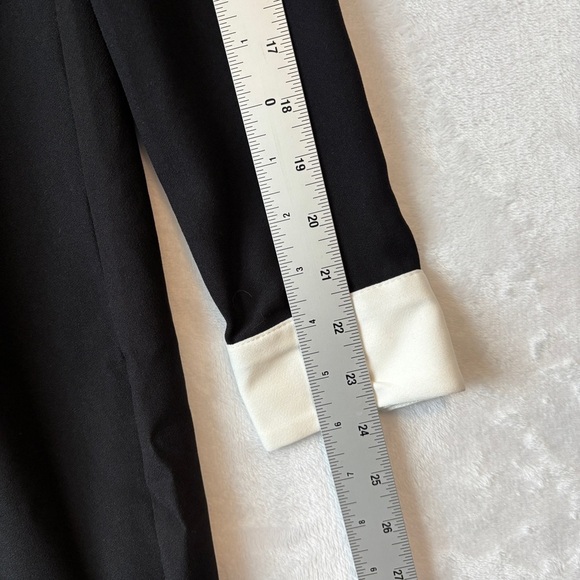 Victoria Beckham Target women black white Bunny Collared long sleeve Dress small - Picture 5 of 11